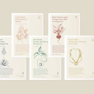 Photo of Recipe Cards for Cooking with Cannabis