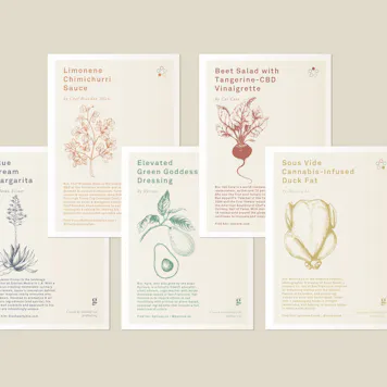 Photo of Recipe Cards for Cooking with Cannabis