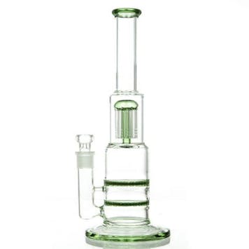 Photo of 15" Double Honeycomb Perc to 9-Arm Tree Perc Water Pipe