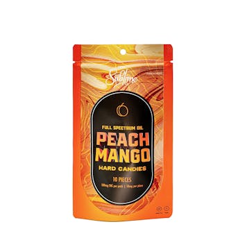 Photo of Peach Mango Full Spectrum RSO Hard Candy 100mg