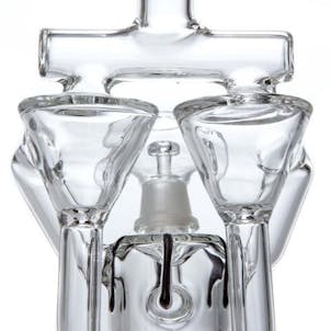 Photo of 8.5" Twincycler Dual Chamber Inline Perc Recycler