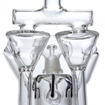 Photo of 8.5" Twincycler Dual Chamber Inline Perc Recycler