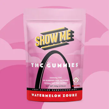 Photo of Watermelon Zourz | 1000MG THC | Show Me