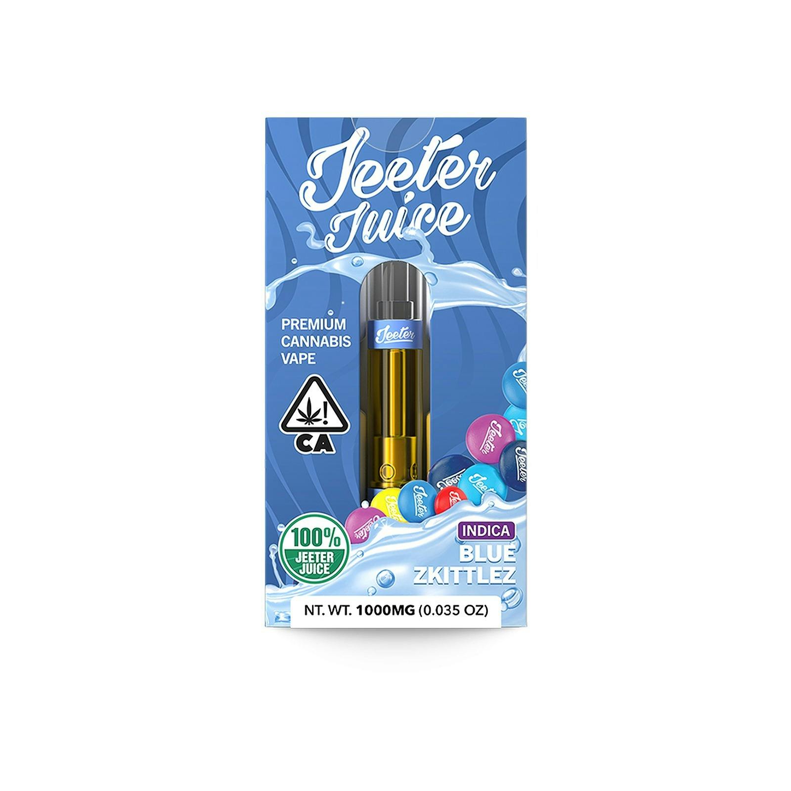 Jeeter Blue Zkittlez Jeeter Juice Vape Cartridge Leafly