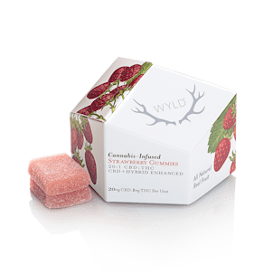 Photo of Strawberry 20:1 CBD + Hybrid Enhanced Gummies | 10pc