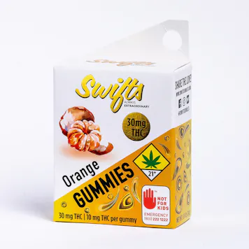 Photo of Orange Gummies (THC) 30mg 3-pack