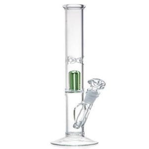 Photo of 13" 4 Arm Tree Perc Straight Tube Bong w/ Diffused Downstem