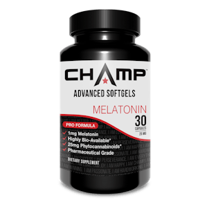 Photo of CHAMP ™ CBD Softgels with Melatonin - 30 Count