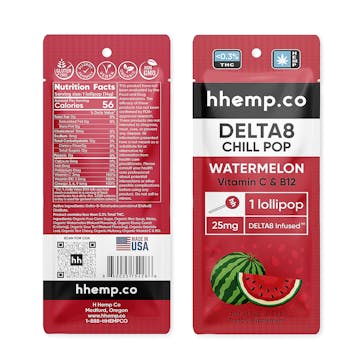 Photo of HH 25MG DELTA8 CHILL POP - WATERMELON