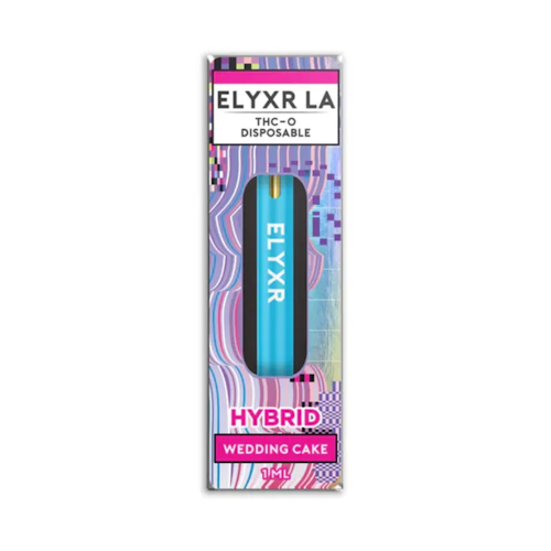 Elyxr THCO Disposable 1 Gram (1000mg) Hybrid Wedding Cake Leafly