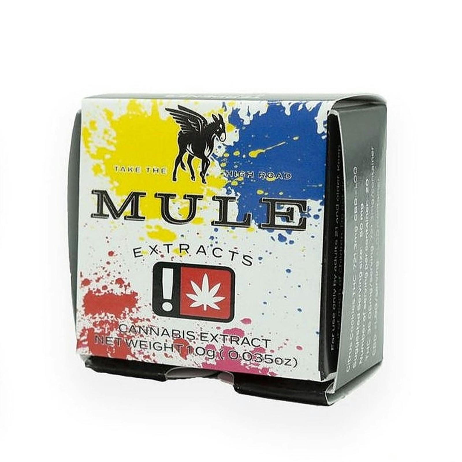 Mule Extracts 1g Live Resin Badder Steakhouse Hybrid 66.7 Leafly