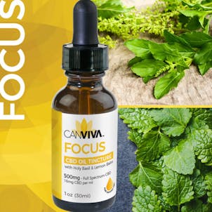 Photo of CANVIVA - FOCUS CBD Oil Tincture 500mg