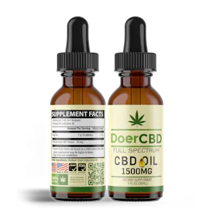 Photo of 2 PACK; FULL SPECTRUM CBD OIL - 1500MG - UNFLAVORED