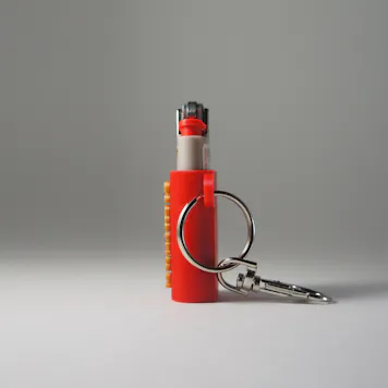 Photo of Terrapin Mini Lighter Case + Keychain "Namaste", *Customizable