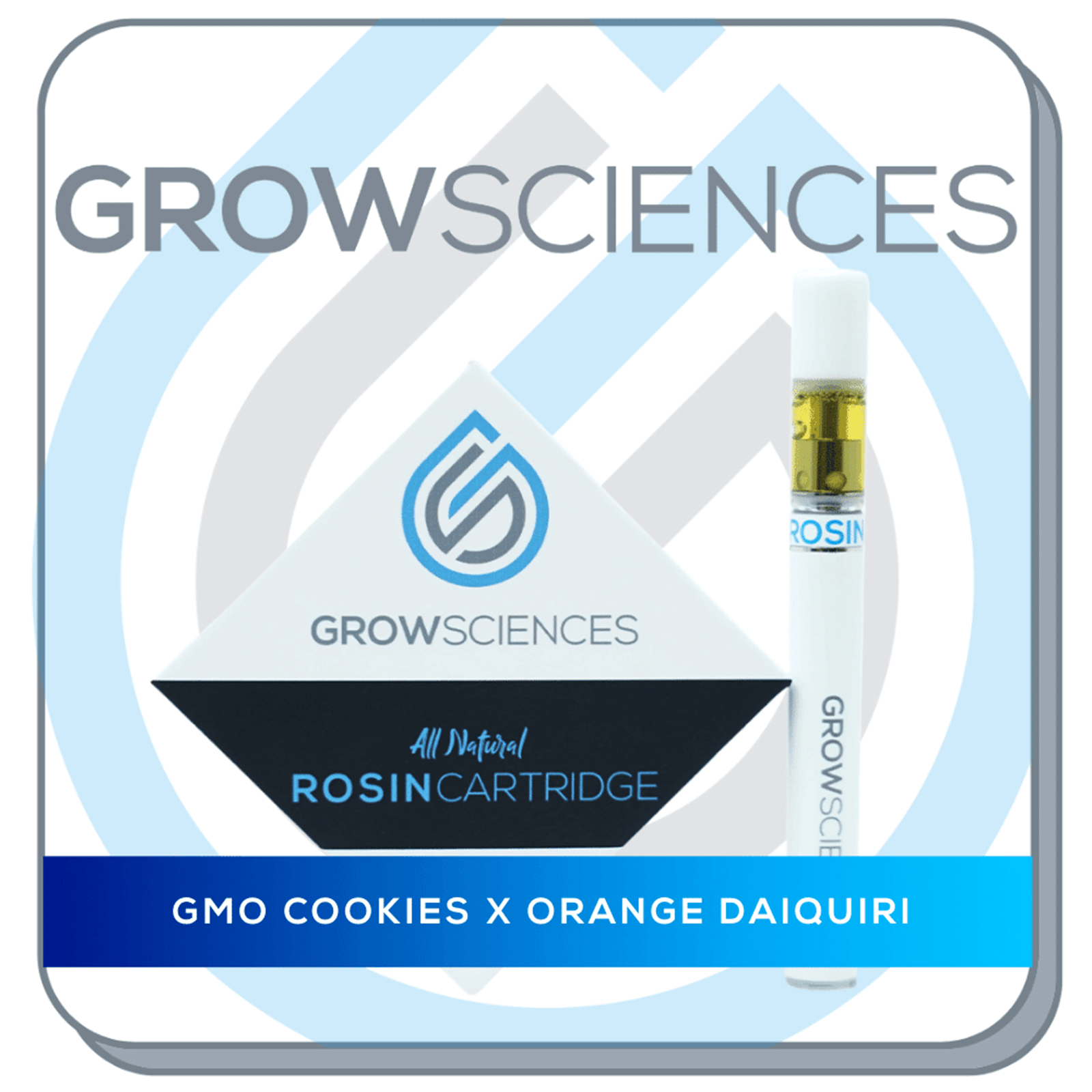 Grow Sciences GMO Cookies x Orange Daiquiri Live Hash Rosin Cartridge