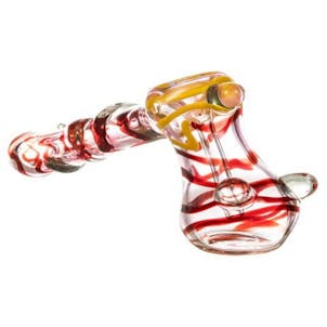 Photo of "Hammer Style Bubbler" with Glass Drop Accents