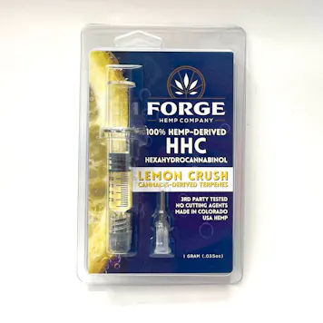 Photo of 1g HHC Distillate Syringe: Lemon Crush Strain Terpenes