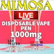 Product image for Mimosa Delta 9o Live Resin 1 Gram Indica Disposable Vape