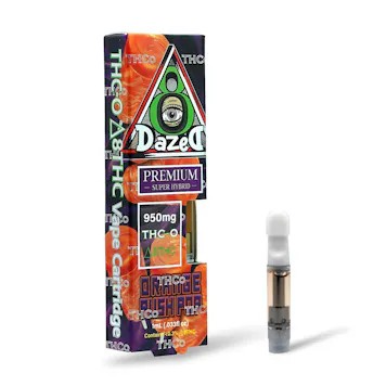 Photo of Orange Push Pop Delta 8 THC-O Vape Cartridge — 1 Gram