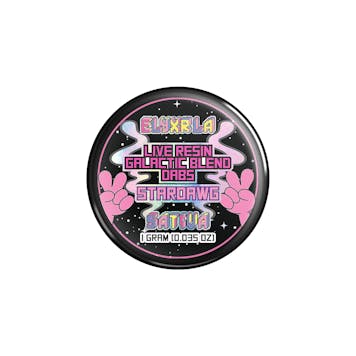 Photo of Live Resin Galactic Blend (HHC, HHCo, THCP, HHCP, D9o) Dabs (1 Gram)