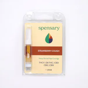 Photo of THCV/Delta-8 THC Vape Cartridge - Strawberry Cough - 1 Gram