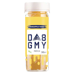 Photo of Delta 8 Gummies Pineapple Twist – 750mg (30ct / 25mg ea.)