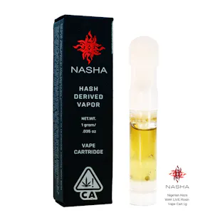 Photo of Nigerian Haze WAK Live Rosin Vape Cart 1 gram