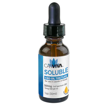 Photo of CANVIVA - SOLUBLE CBD Oil Tincture 500mg