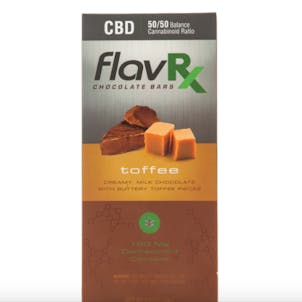 Photo of Chocolate Bars Toffee CBD, 180mg