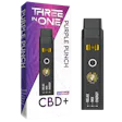 Product image for CBD+ THREE-IN-ONE DISPOSABLE VAPE: PURPLE PUNCH (2500 MG)