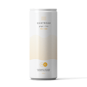 Photo of Quatreau Ginger + Lime Sparkling Water