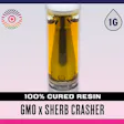 Product image for GMO x Sherb Crasher 100% Cured Resin Cartridge 1 Gram