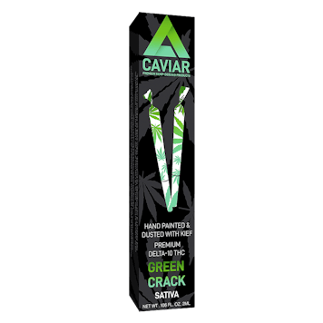 Photo of Green Crack Delta 10 THC Kief Dusted Pre-Rolls