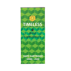 Photo of Timeless Gorilla Glue #4 500mg Vape Cartridge (Chill)