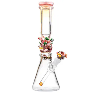 Photo of Empire Glassworks 14” Hootie’s Forest Beaker Bong