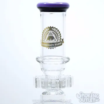 Photo of 13" Dynamo Gearhead: Fidget Spinner Water Pipe by Illuminati Glass