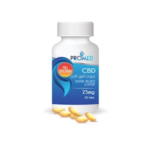 Photo of FULL SPECTRUM CBD GEL CAPS 25MG