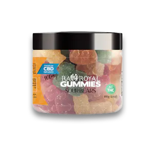 Photo of R.A. Royal Gummies: CBD Sour Gummy Bear Jar (900 MG)