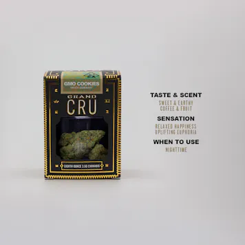 Photo of GMO Cookies GRAND CRU 3.5G Indica Flower