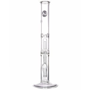 Photo of LA Pipes 12” Single Showerhead Perc Straight Tube Bong
