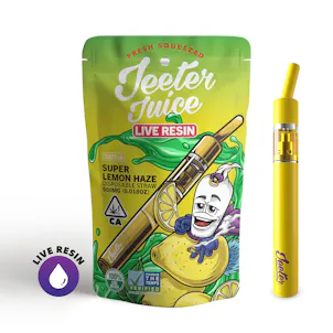 Photo of Super Lemon Haze Jeeter Juice Live Resin Disposable Straw