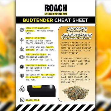 Photo of ROACH - Orange Creamsicle (0.36g)