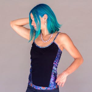 Photo of Jumbie Art Padma Spaghetti Top