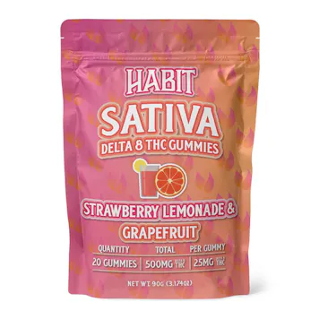 Photo of Habit Sativa Delta-8 Gummies | 20 Count