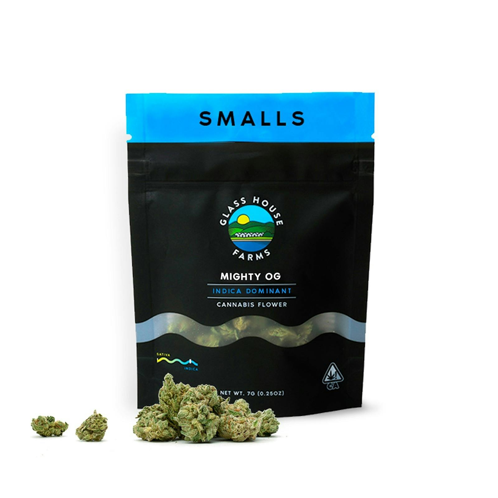 Glass House Farms Mighty OG [7g Smalls] Leafly