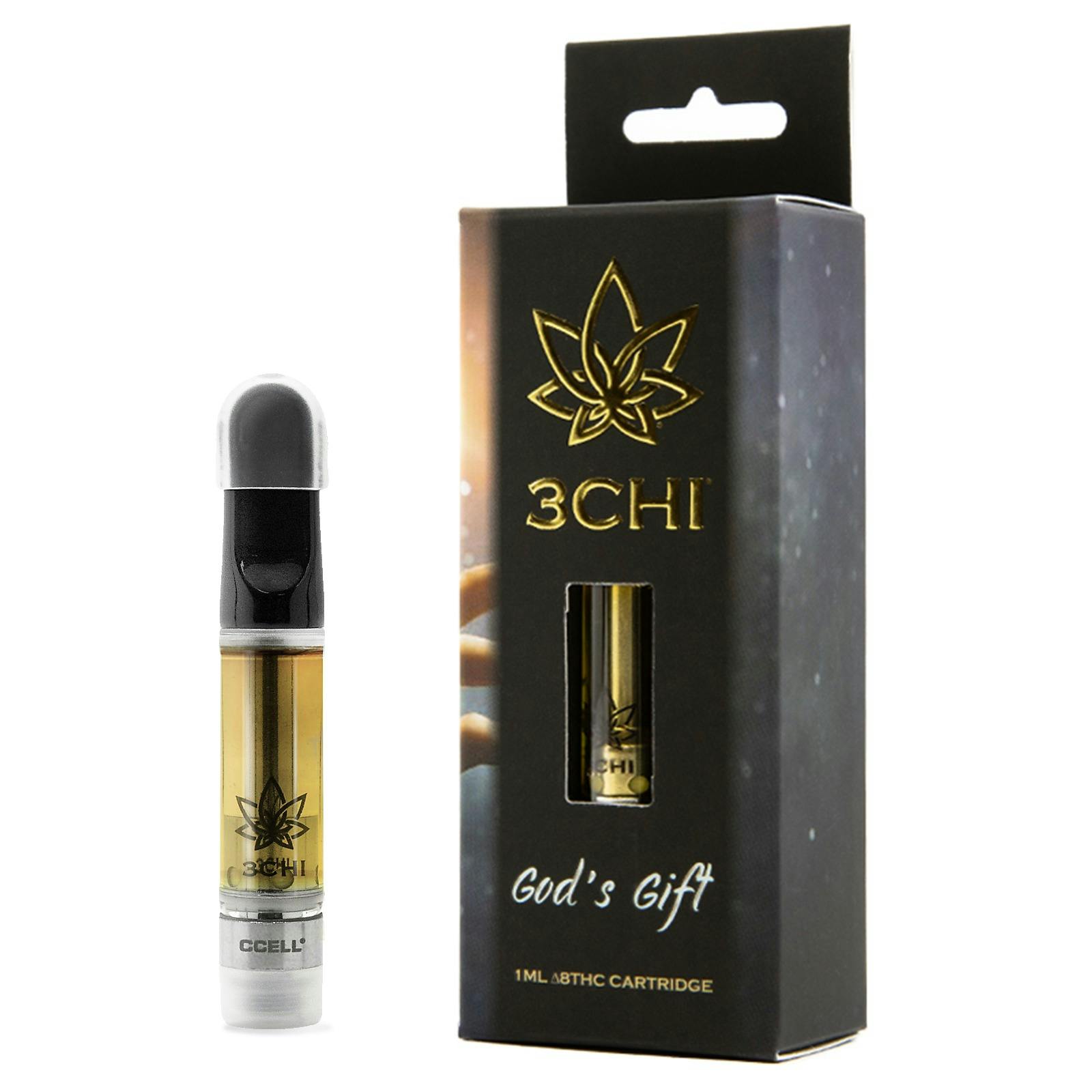 3chi Delta 8 Thc Vape Cartridge Gods T Cdt 1ml Leafly