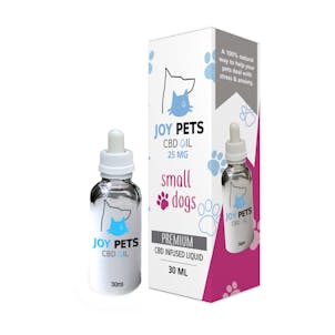 Product image for Joy Pets CBD Oil for Small Dogs 25MG