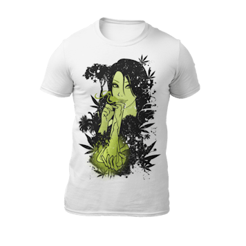 Photo of Girl With Bong Shirt