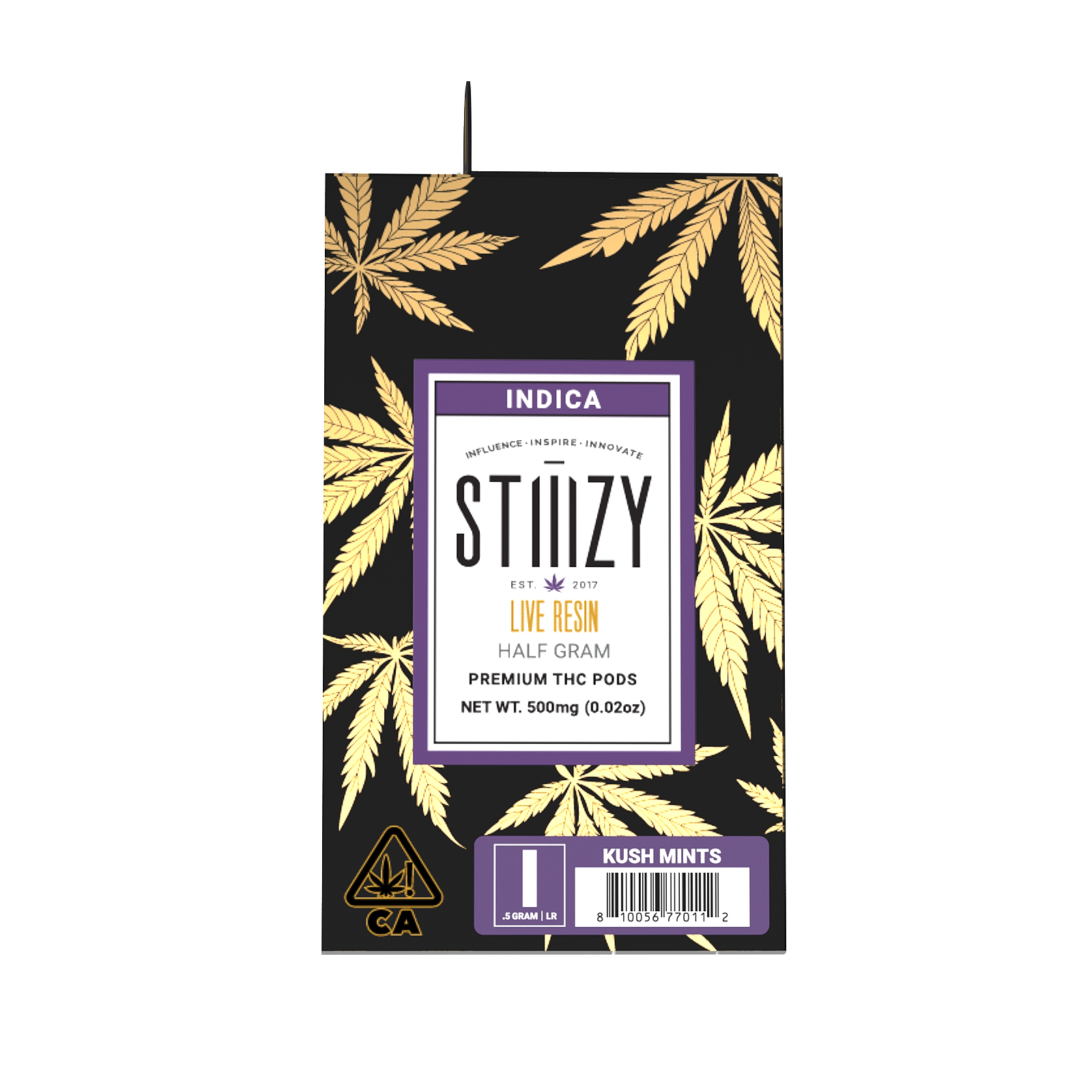 STIIIZY: KUSH MINTS - LIVE RESIN POD 0.5G | Leafly