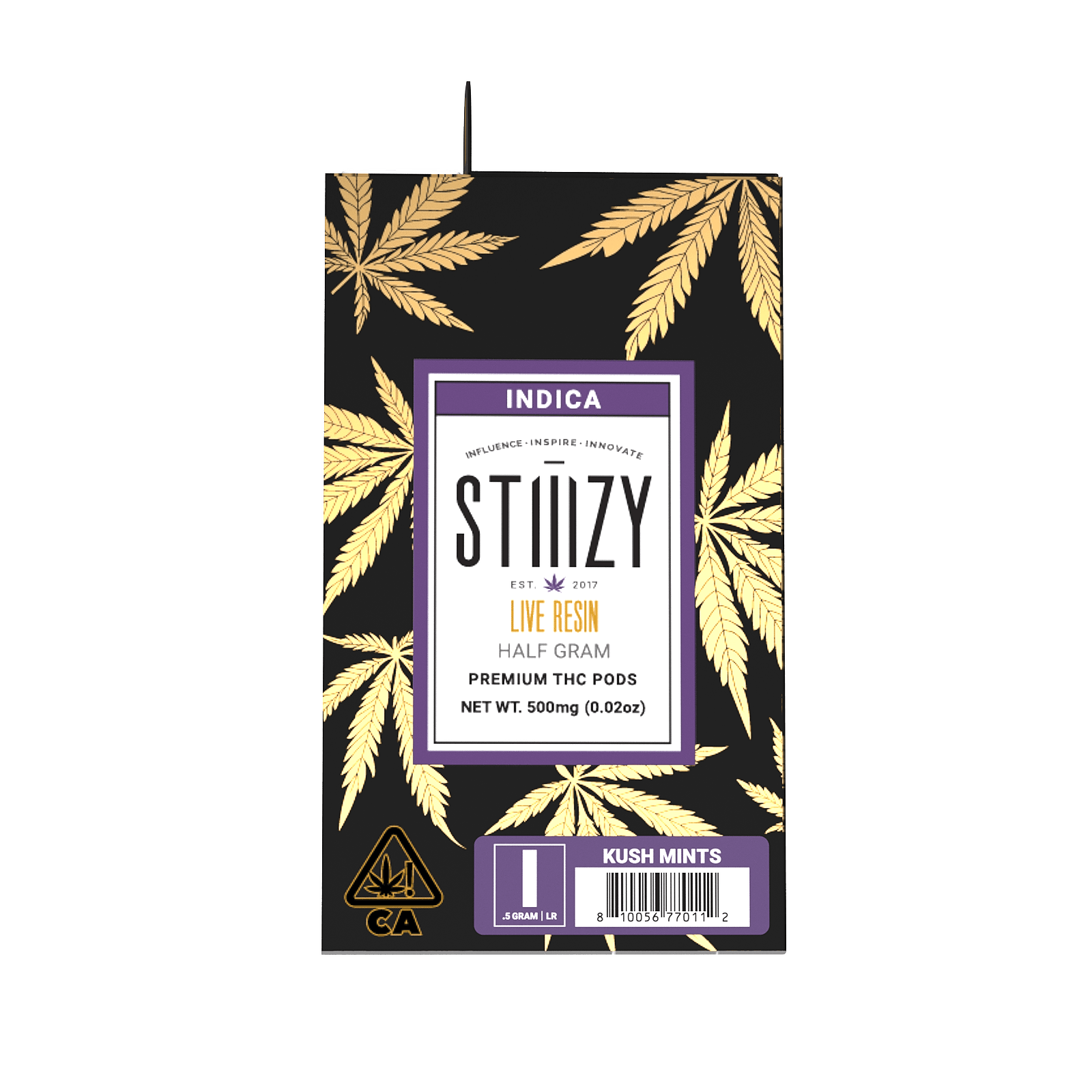 STIIIZY KUSH MINTS LIVE RESIN POD 0.5G Leafly